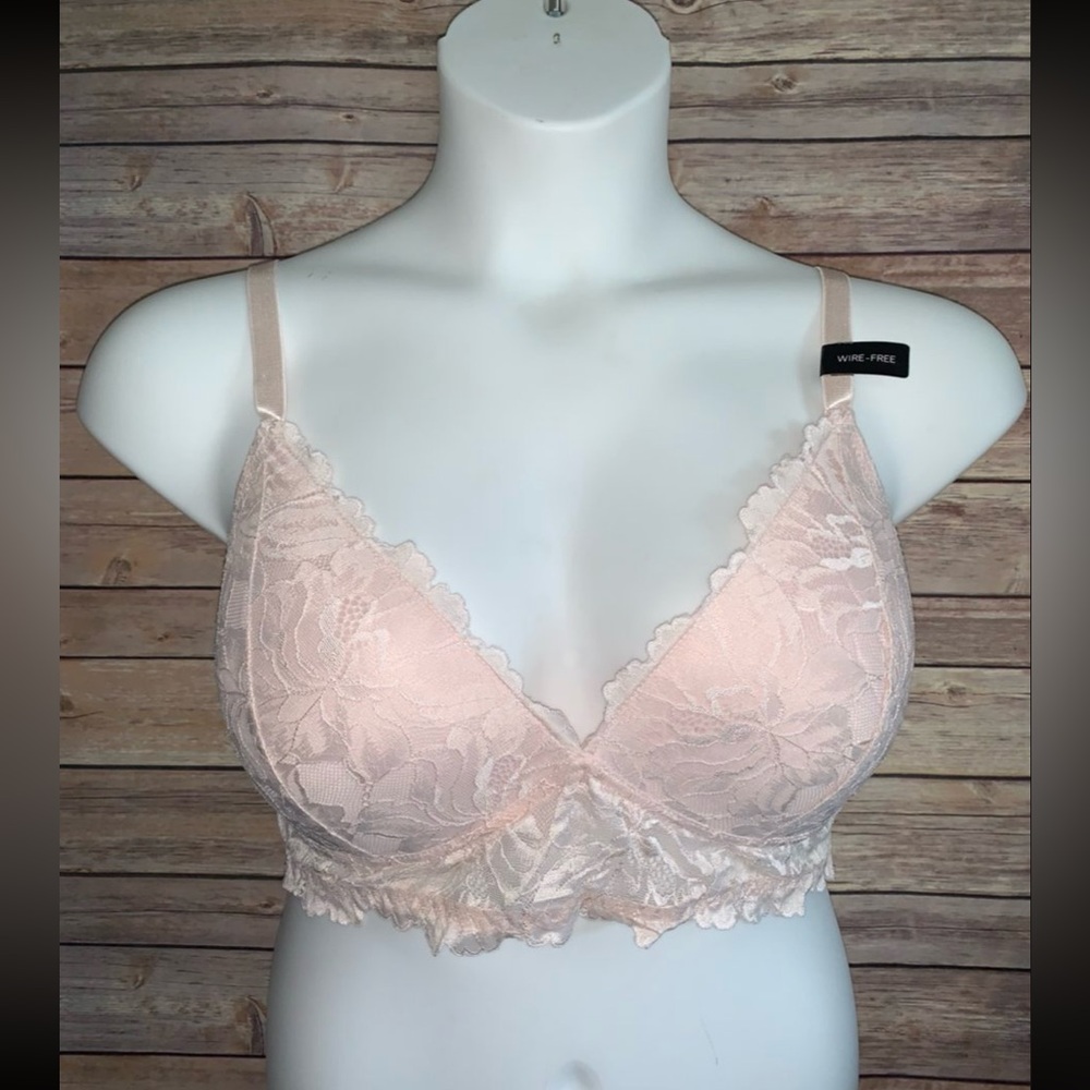 BLuxe Delicate Lace Bralette - Size 2X
